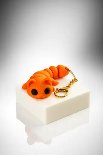 [Articulating-Cat-Keychain] Articulating Cat Keychain
